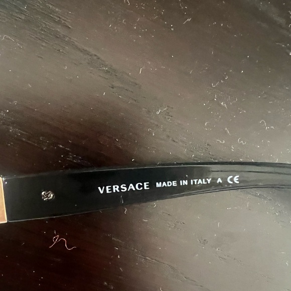 Versace Red and Black Sunglasses - Picture 9 of 10